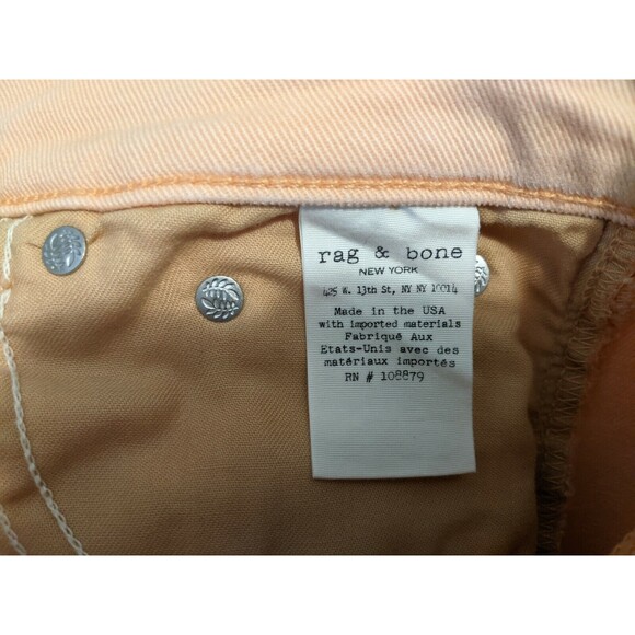 Rag & Bone Jeans Size 27 High Rise Skinny Denim W1532O137PRS Prairie Sun - Picture 9 of 9